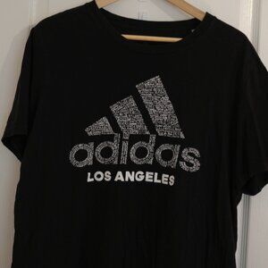 Adidas Los Angeles Neighborhoods Graphic Tee Shirt, Size XL